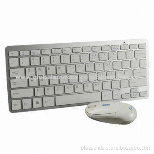 Wireless Keyboard and Mouse with Mini Receiver, 2,000MHz Frequency